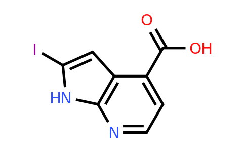 2-iodo-1H-pyrrolo[2,3-b]pyridine-4-carboxylic acid