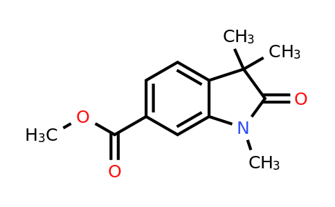 CAS 1638760-34-5 | methyl 1,3,3-trimethyl-2-oxo-2,3-dihydro-1H-indole-6-carboxylate