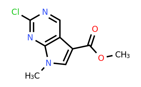 CAS 1638760-64-1 | methyl 2-chloro-7-methyl-7H-pyrrolo[2,3-d]pyrimidine-5-carboxylate