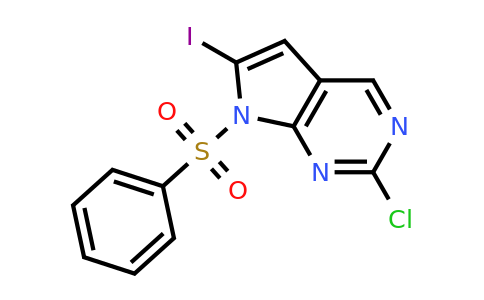 CAS 1638760-67-4 | 7-(benzenesulfonyl)-2-chloro-6-iodo-7H-pyrrolo[2,3-d]pyrimidine