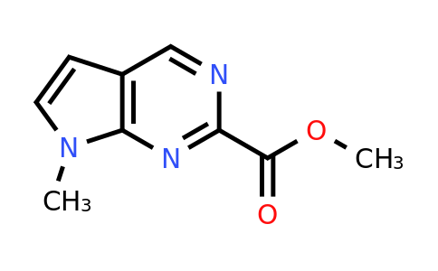 CAS 1638760-69-6 | methyl 7-methyl-7H-pyrrolo[2,3-d]pyrimidine-2-carboxylate