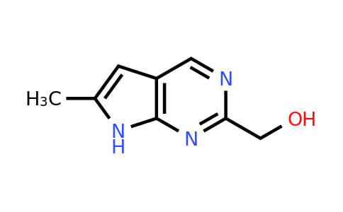 CAS 1638760-89-0 | {6-methyl-7H-pyrrolo[2,3-d]pyrimidin-2-yl}methanol