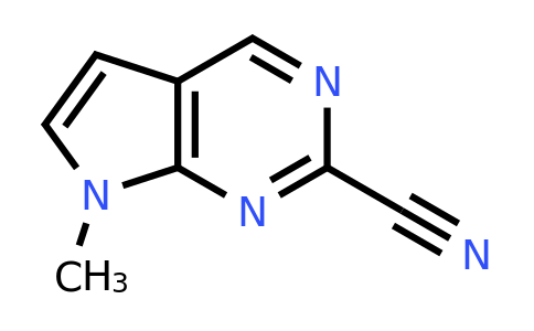 CAS 1638760-92-5 | 7-methyl-7H-pyrrolo[2,3-d]pyrimidine-2-carbonitrile