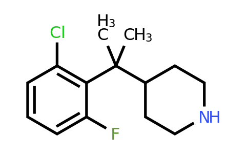 CAS 1638761-04-2 | 4-[2-(2-chloro-6-fluorophenyl)propan-2-yl]piperidine