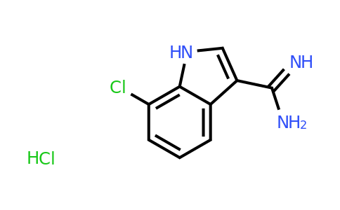 CAS 1638761-09-7 | 7-chloro-1H-indole-3-carboximidamide hydrochloride