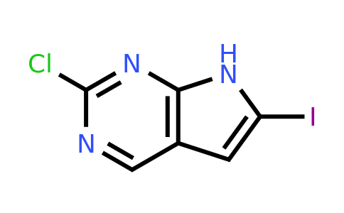 CAS 1638763-24-2 | 2-chloro-6-iodo-7H-pyrrolo[2,3-d]pyrimidine