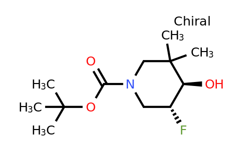 CAS 1638763-26-4 | trans-3-fluoro-4-hydroxy-5,5-dimethylpiperidine-1-carboxylic acid tert-butyl ester