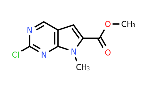 CAS 1638763-30-0 | methyl 2-chloro-7-methyl-7H-pyrrolo[2,3-d]pyrimidine-6-carboxylate