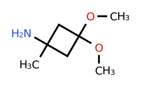 CAS 1638763-32-2 | 3,3-dimethoxy-1-methylcyclobutan-1-amine