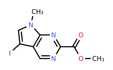 CAS 1638763-33-3 | methyl 5-iodo-7-methyl-7H-pyrrolo[2,3-d]pyrimidine-2-carboxylate