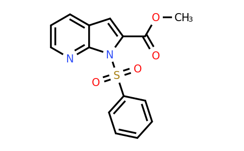 CAS 1638763-43-5 | methyl 1-(benzenesulfonyl)-1H-pyrrolo[2,3-b]pyridine-2-carboxylate