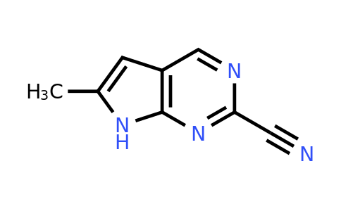 CAS 1638763-44-6 | 6-methyl-7H-pyrrolo[2,3-d]pyrimidine-2-carbonitrile