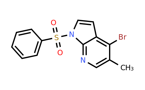 CAS 1638763-47-9 | 1-(benzenesulfonyl)-4-bromo-5-methyl-1H-pyrrolo[2,3-b]pyridine