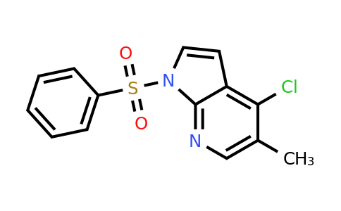 CAS 1638763-48-0 | 1-(benzenesulfonyl)-4-chloro-5-methyl-1H-pyrrolo[2,3-b]pyridine
