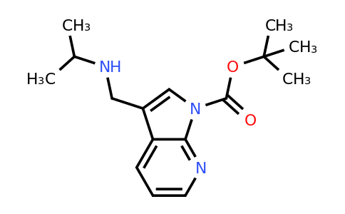 CAS 1638763-52-6 | tert-butyl 3-{[(propan-2-yl)amino]methyl}-1H-pyrrolo[2,3-b]pyridine-1-carboxylate