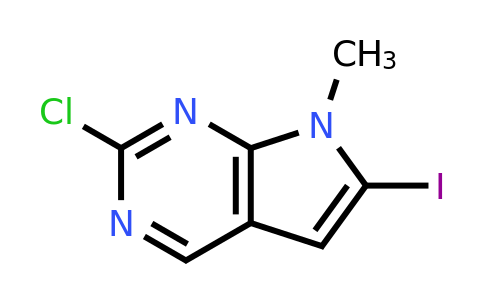 CAS 1638763-64-0 | 2-chloro-6-iodo-7-methyl-7H-pyrrolo[2,3-d]pyrimidine