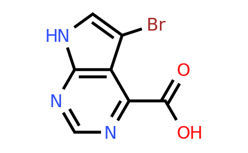 CAS 1638763-74-2 | 5-bromo-7H-pyrrolo[2,3-d]pyrimidine-4-carboxylic acid