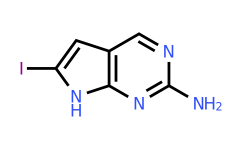 6-iodo-7H-pyrrolo[2,3-d]pyrimidin-2-amine