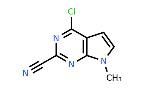 CAS 1638763-85-5 | 4-chloro-7-methyl-7H-pyrrolo[2,3-d]pyrimidine-2-carbonitrile