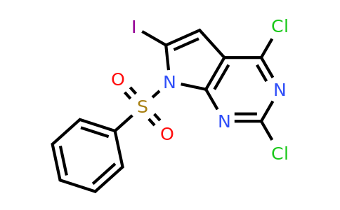CAS 1638763-86-6 | 7-(benzenesulfonyl)-2,4-dichloro-6-iodo-7H-pyrrolo[2,3-d]pyrimidine