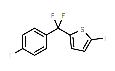CAS 1638763-94-6 | 2-[difluoro(4-fluorophenyl)methyl]-5-iodothiophene