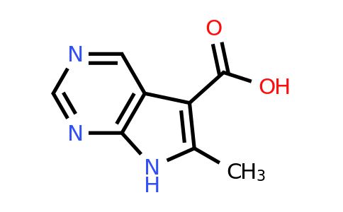 CAS 1638764-05-2 | 6-methyl-7H-pyrrolo[2,3-d]pyrimidine-5-carboxylic acid