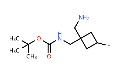 CAS 1638764-14-3 | tert-butyl N-{[1-(aminomethyl)-3-fluorocyclobutyl]methyl}carbamate