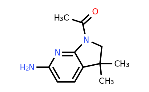 CAS 1638764-17-6 | 1-{6-amino-3,3-dimethyl-1H,2H,3H-pyrrolo[2,3-b]pyridin-1-yl}ethan-1-one
