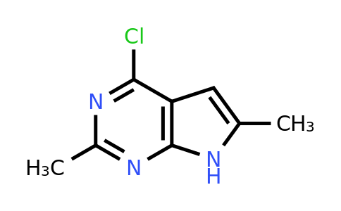 CAS 1638764-22-3 | 4-chloro-2,6-dimethyl-7H-pyrrolo[2,3-d]pyrimidine