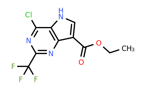 CAS 1638764-26-7 | ethyl 4-chloro-2-(trifluoromethyl)-5H-pyrrolo[3,2-d]pyrimidine-7-carboxylate