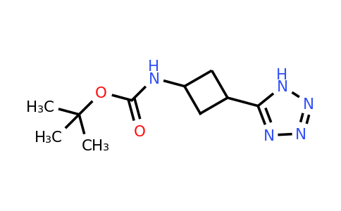 CAS 1638764-51-8 | tert-butyl N-[3-(1H-1,2,3,4-tetrazol-5-yl)cyclobutyl]carbamate