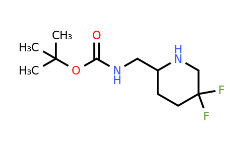CAS 1638764-52-9 | tert-butyl N-[(5,5-difluoropiperidin-2-yl)methyl]carbamate