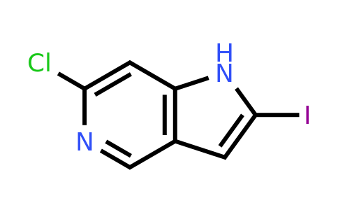 CAS 1638764-59-6 | 6-chloro-2-iodo-1H-pyrrolo[3,2-c]pyridine