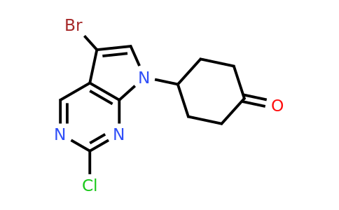 CAS 1638764-63-2 | 4-{5-bromo-2-chloro-7H-pyrrolo[2,3-d]pyrimidin-7-yl}cyclohexan-1-one