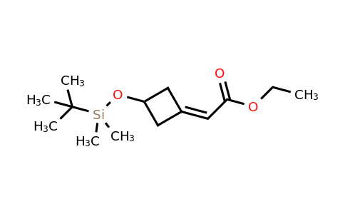 CAS 1638764-67-6 | ethyl 2-{3-[(tert-butyldimethylsilyl)oxy]cyclobutylidene}acetate