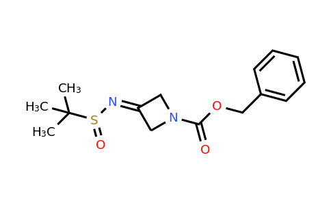 CAS 1638764-74-5 | benzyl 3-[(2-methylpropane-2-sulfinyl)imino]azetidine-1-carboxylate