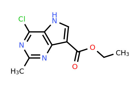 CAS 1638765-03-3 | ethyl 4-chloro-2-methyl-5H-pyrrolo[3,2-d]pyrimidine-7-carboxylate