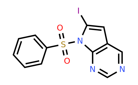 CAS 1638765-17-9 | 7-(benzenesulfonyl)-6-iodo-7H-pyrrolo[2,3-d]pyrimidine