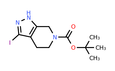 CAS 1638765-22-6 | tert-butyl 3-iodo-1H,4H,5H,6H,7H-pyrazolo[3,4-c]pyridine-6-carboxylate