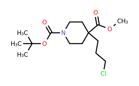 CAS 1638765-33-9 | 1-tert-butyl 4-methyl 4-(3-chloropropyl)piperidine-1,4-dicarboxylate