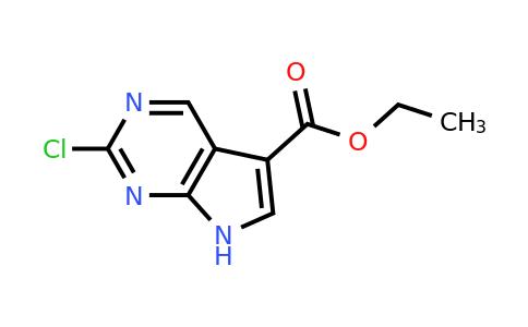 CAS 1638766-91-2 | ethyl 2-chloro-7H-pyrrolo[2,3-d]pyrimidine-5-carboxylate