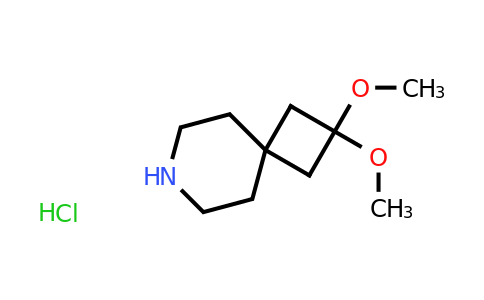 CAS 1638766-92-3 | 2,2-dimethoxy-7-azaspiro[3.5]nonane hydrochloride