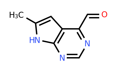 CAS 1638767-02-8 | 6-methyl-7H-pyrrolo[2,3-d]pyrimidine-4-carbaldehyde