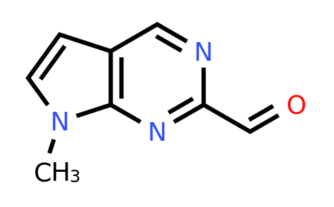 CAS 1638767-11-9 | 7-methyl-7H-pyrrolo[2,3-d]pyrimidine-2-carbaldehyde