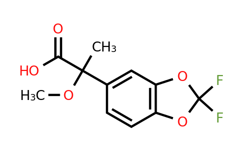 CAS 1638767-16-4 | 2-(2,2-difluoro-2H-1,3-benzodioxol-5-yl)-2-methoxypropanoic acid