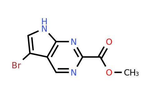 CAS 1638767-44-8 | methyl 5-bromo-7H-pyrrolo[2,3-d]pyrimidine-2-carboxylate