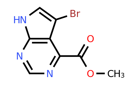 CAS 1638767-47-1 | methyl 5-bromo-7H-pyrrolo[2,3-d]pyrimidine-4-carboxylate