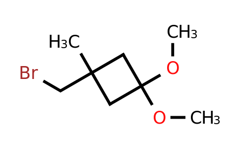 CAS 1638767-53-9 | 1-(bromomethyl)-3,3-dimethoxy-1-methylcyclobutane