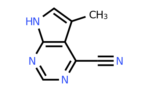CAS 1638767-62-0 | 5-methyl-7H-pyrrolo[2,3-d]pyrimidine-4-carbonitrile