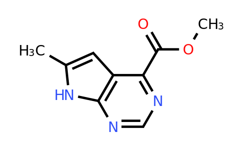 CAS 1638767-69-7 | methyl 6-methyl-7H-pyrrolo[2,3-d]pyrimidine-4-carboxylate